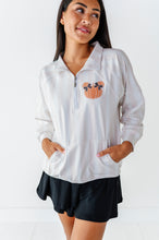 Load image into Gallery viewer, Piggy Pumpkin Stripe | ADULT 1/4th ZIP