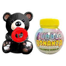Load image into Gallery viewer, Lil Squeezers Sensory Bubble Blower Bear (colors vary)