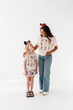 PRINCESSES CROPPED | CREAM ADULT TEE