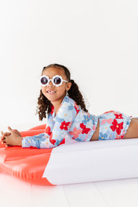 Freedom Floral | 1/4th Rashguard TWO-PIECE