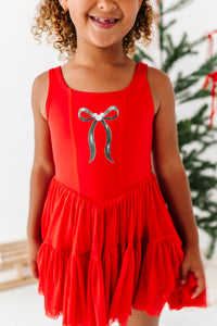 Mouse Bow RED | (KIDS) Mesh DRESS