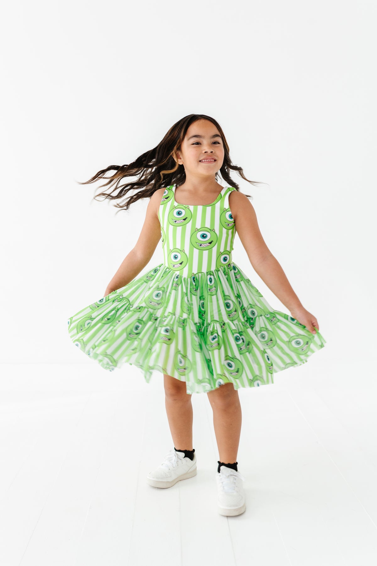 MONSTER MIKE Stripe (KIDS) | Mesh DRESS