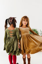 Load image into Gallery viewer, Carmel | Velvet Bow Back Dress