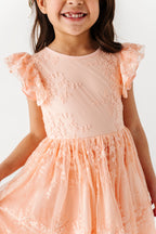 Petal Peach | LACE DRESS