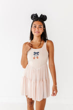Load image into Gallery viewer, Pumpkin Bow TAN | (ADULT) Mesh DRESS