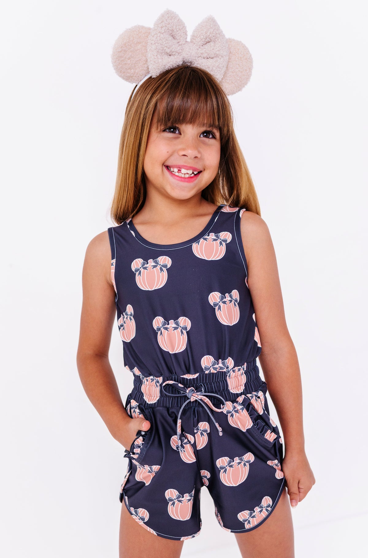 BLACK Piggy Pumpkins | ACTIVE ROMPER