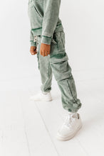 Load image into Gallery viewer, OLIVE | Vintage 1/4th HOODIE-JOGGER Set