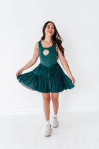 Merida (ADULT) | Teal Mesh DRESS