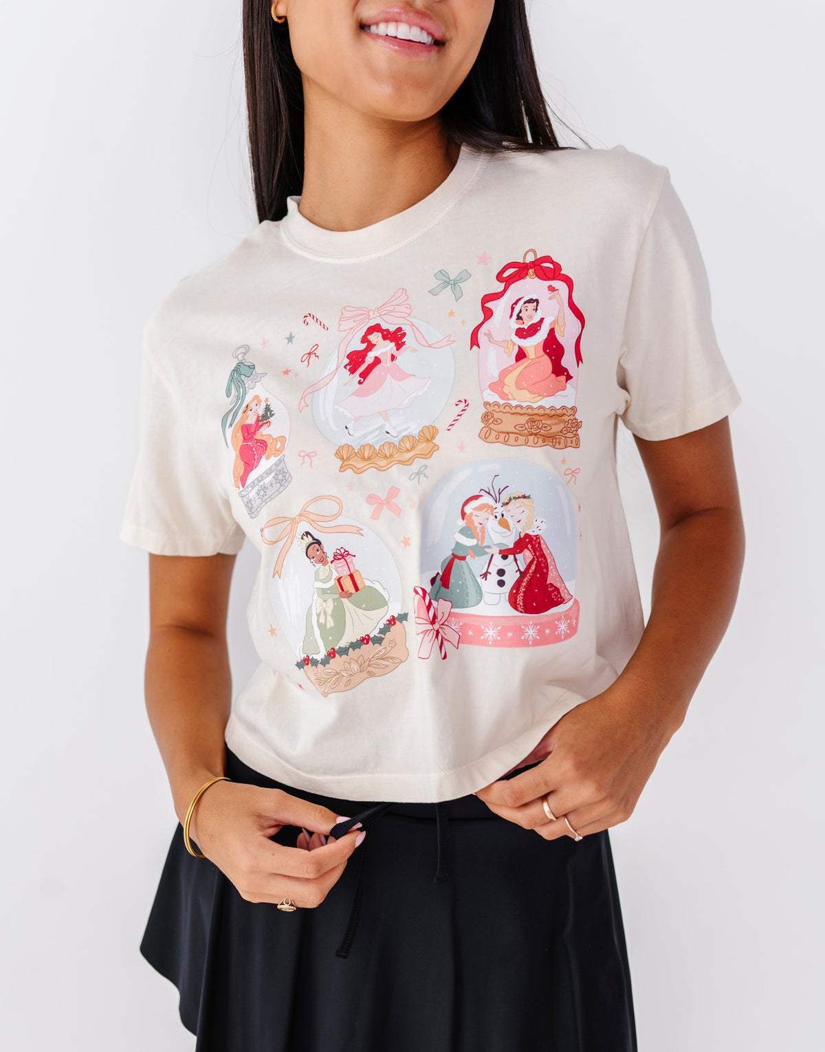 Princess Snow Globes | ADULT Cream *BOTH CROP + FULL LENGTH HERE!*