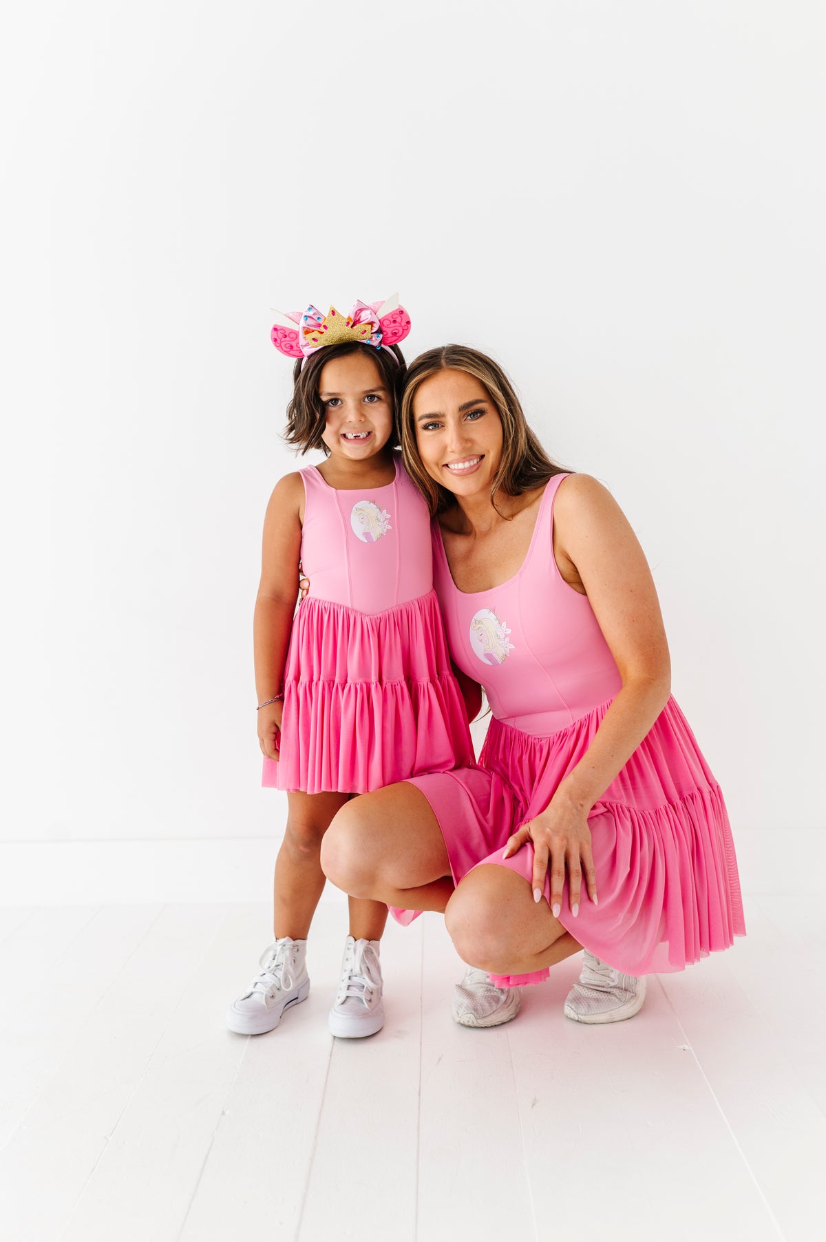 Aurora (KIDS) | Fuchia Mesh DRESS