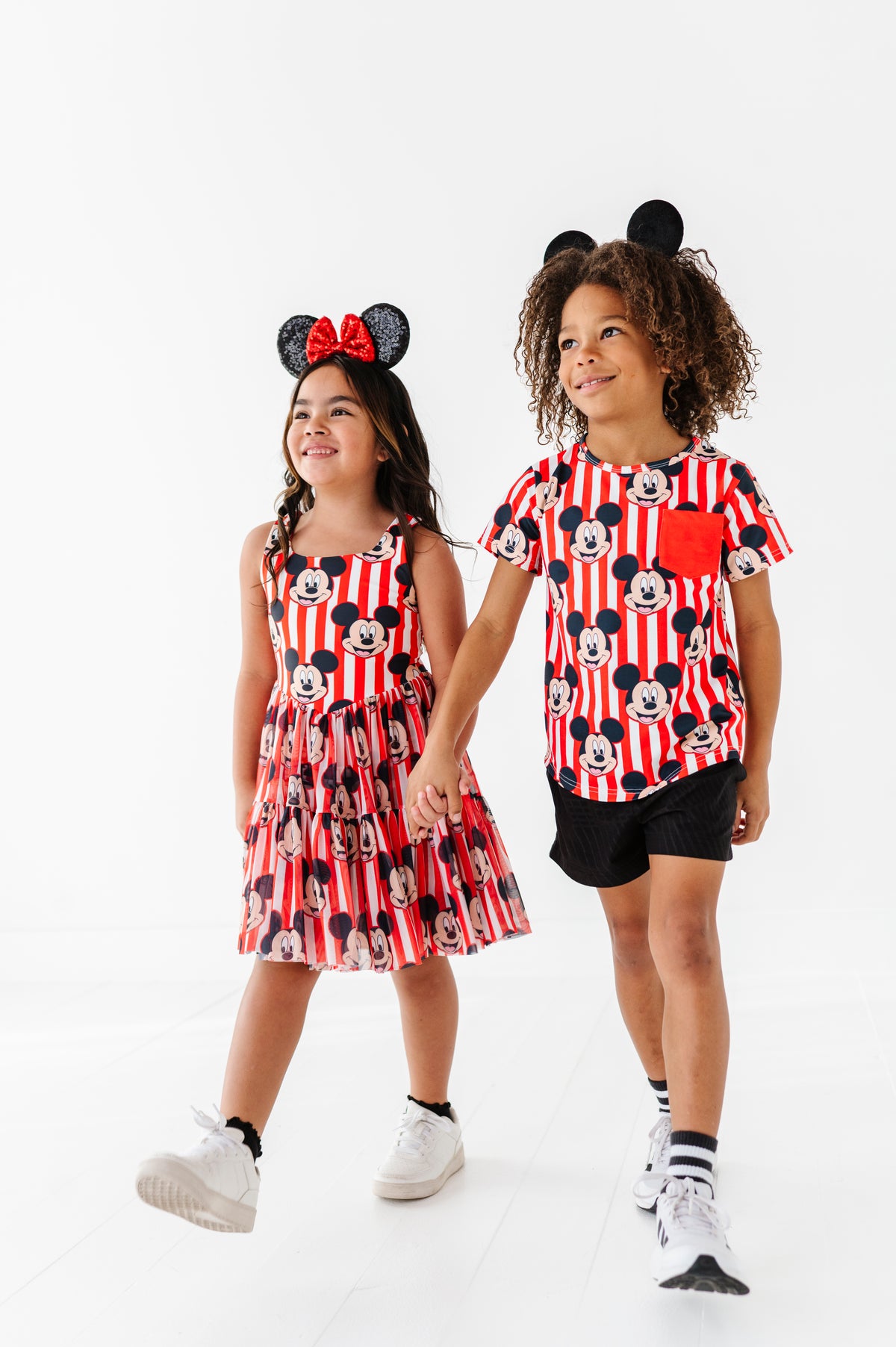 MICKEY Stripe (KIDS) | Athletic TEE