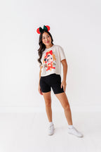 Mickey Bow Frame | ADULT Cream *BOTH CROP + FULL LENGTH HERE!*