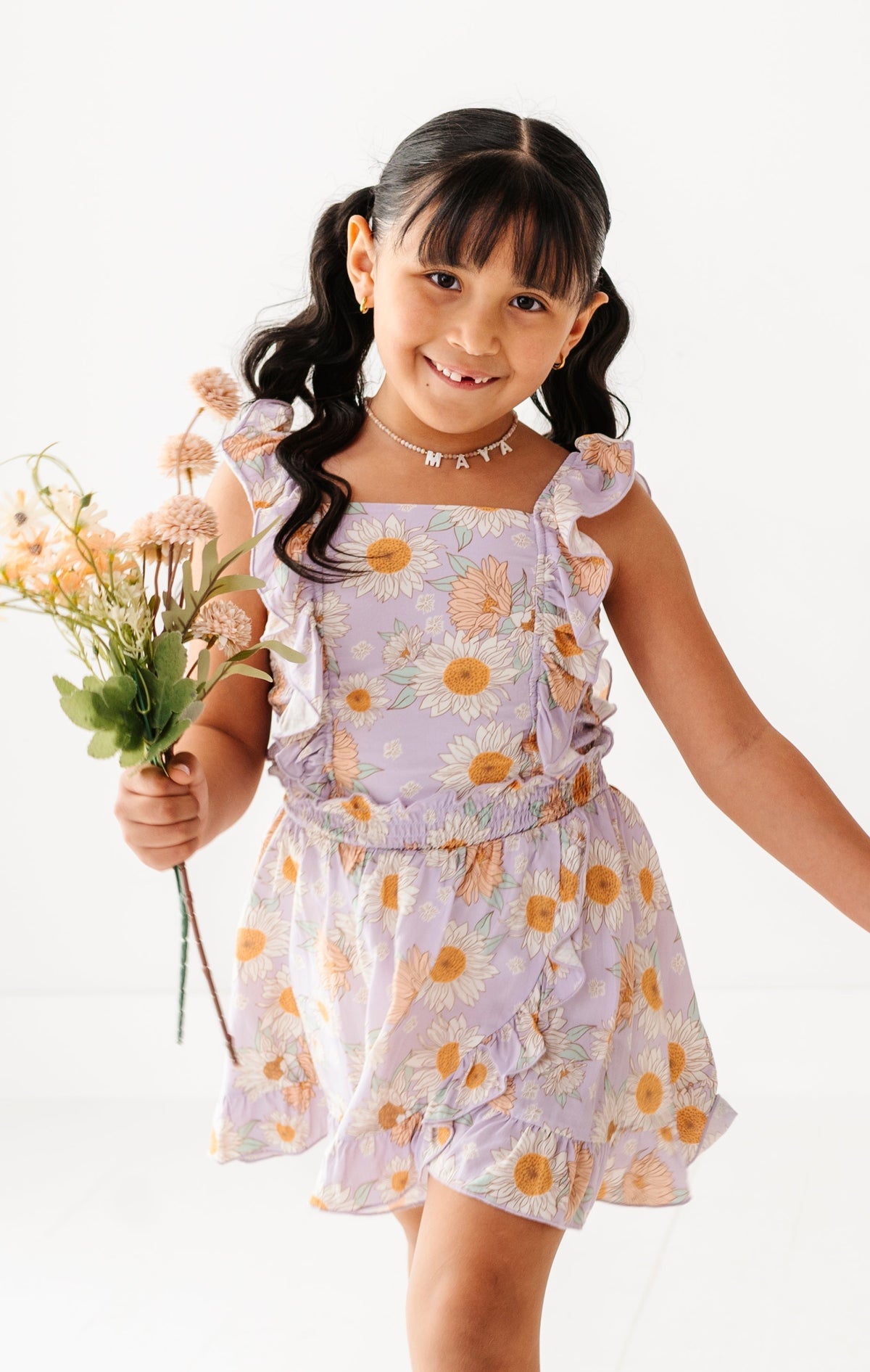 Boho Sunflower | RUFFLE TANK + SKORT SET