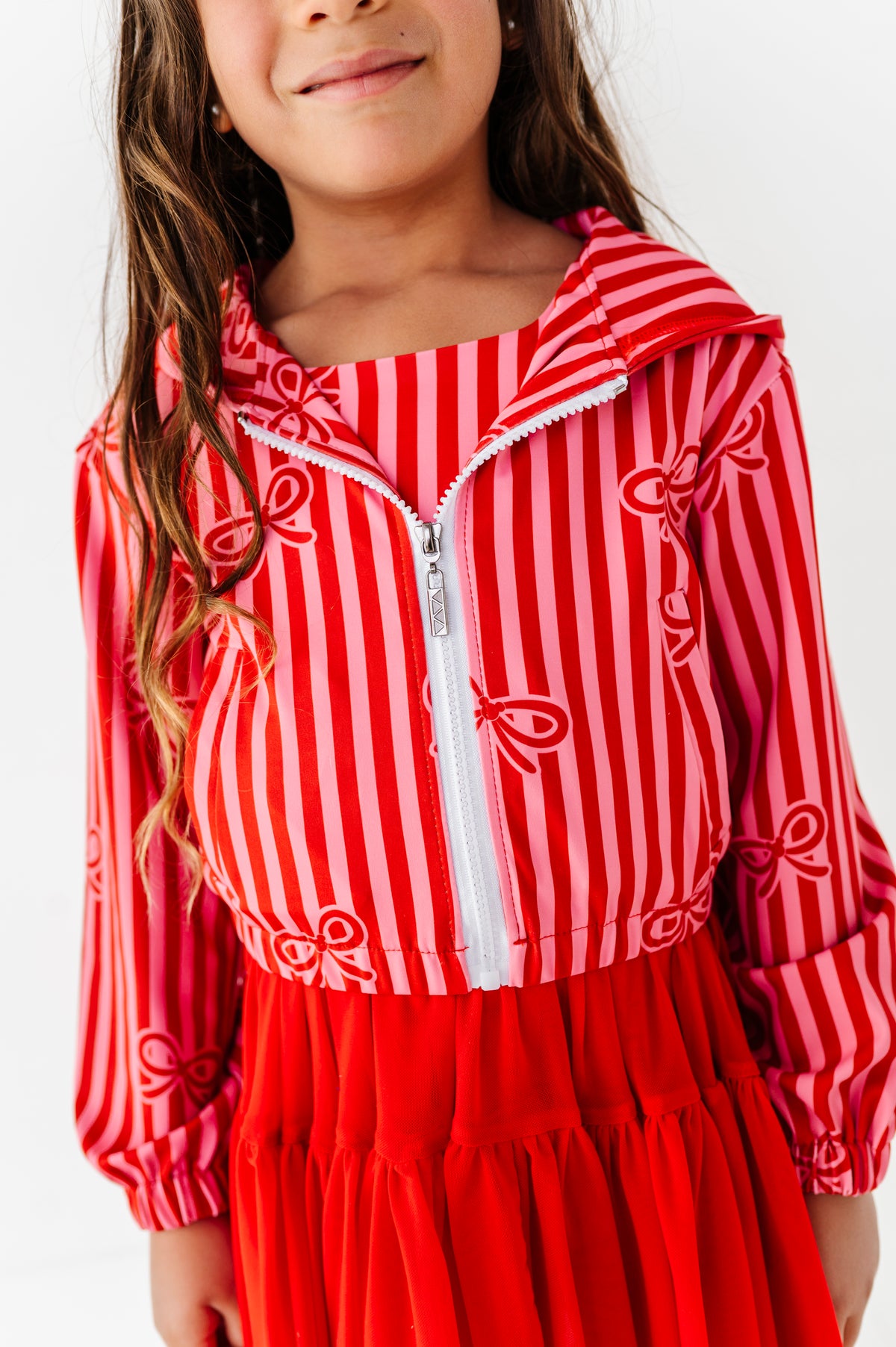 Merry Mouse Bows | KIDS Cropped Hoodie