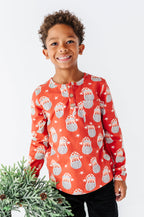 Retro St. Nick | Button Henley