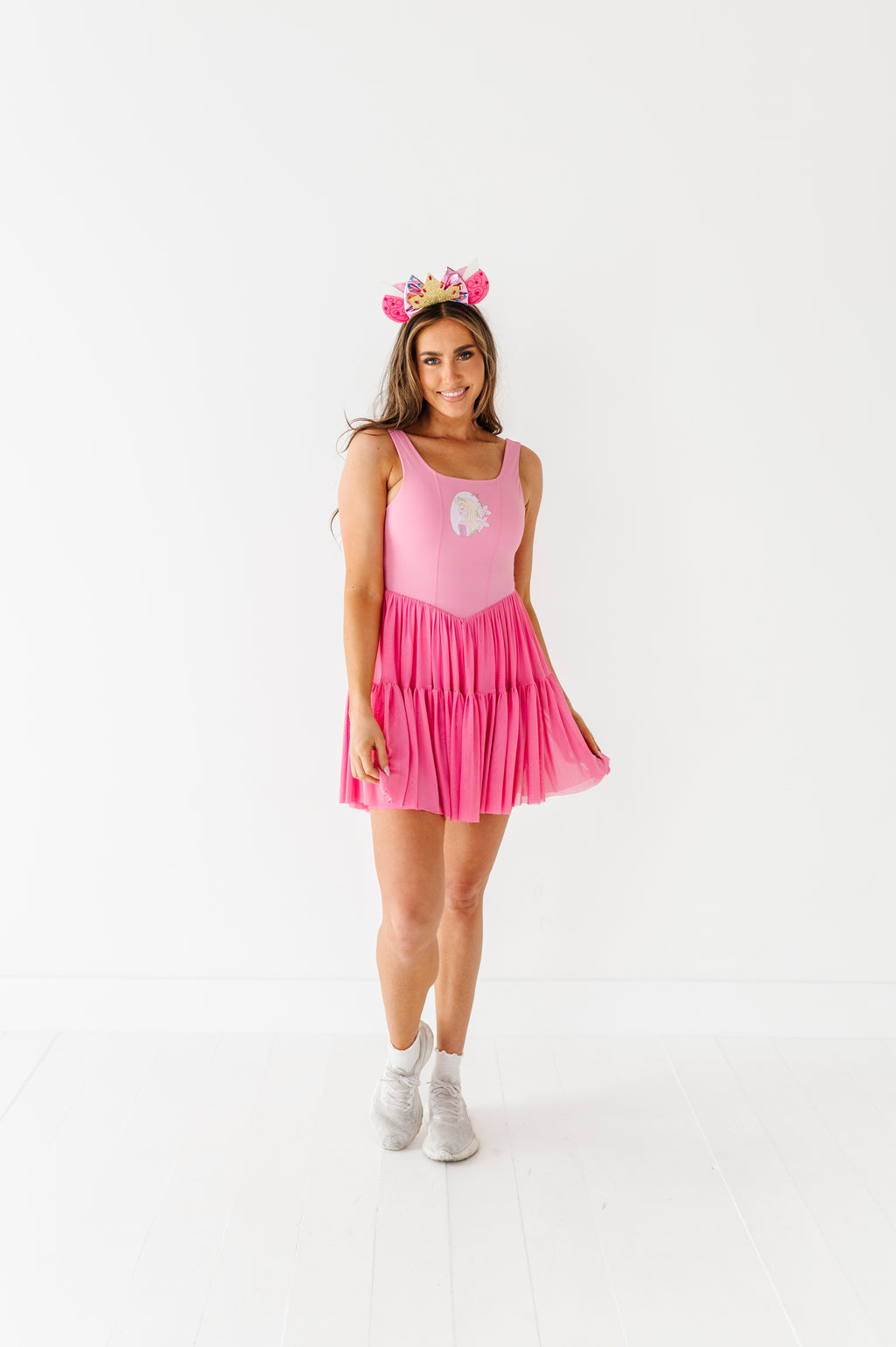 Aurora (ADULT) | Fuchia Mesh DRESS