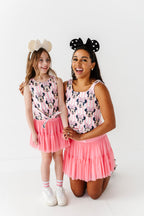 MINNIE Stripe (ADULT) | FRONT-TIE TANK