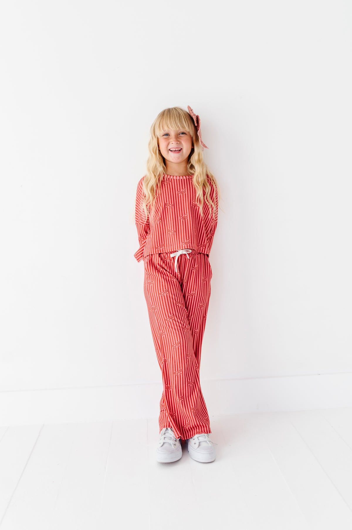 Sugarplum Bows | Ribbed 2-Piece Set