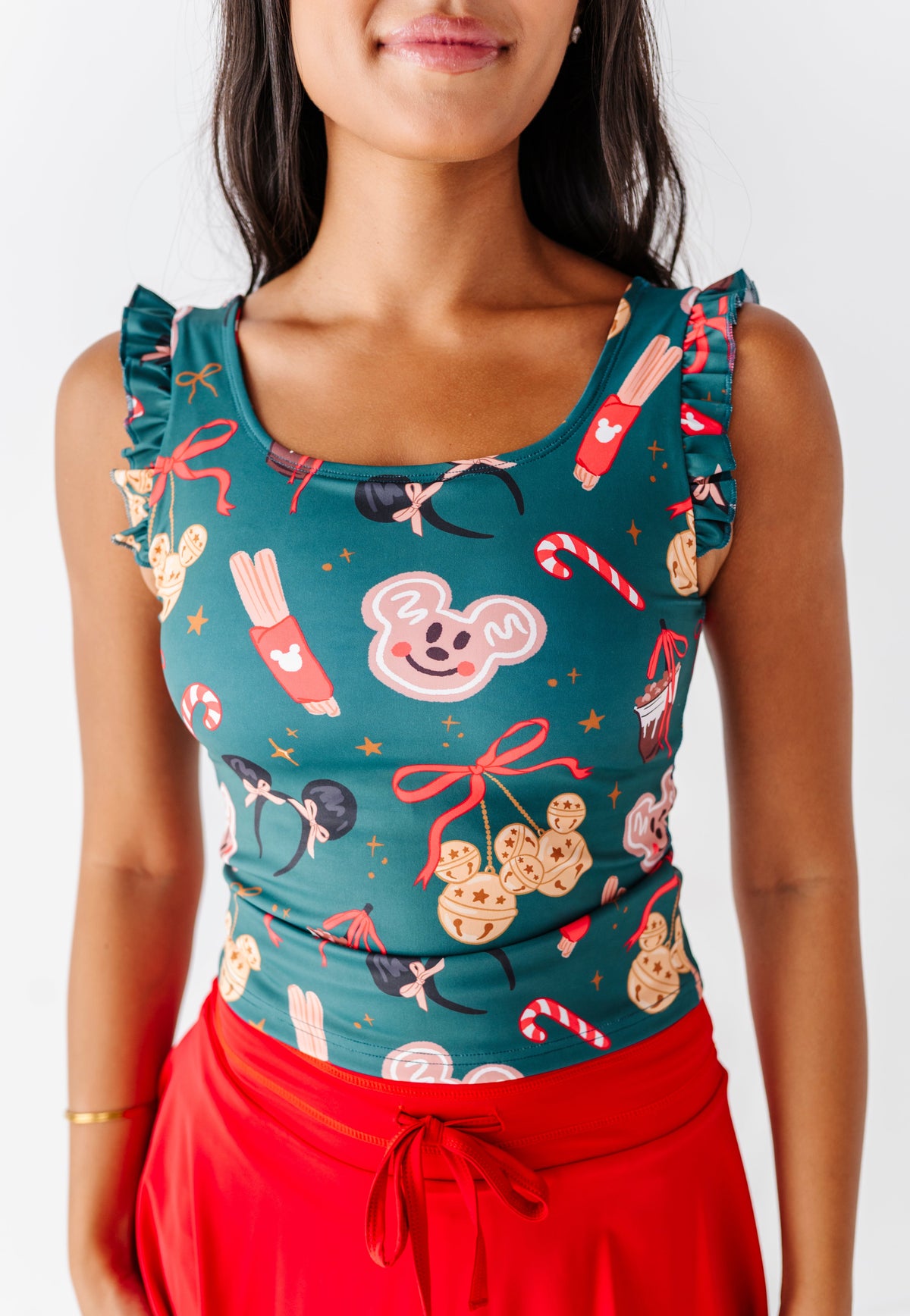 Holiday Snacks | ADULT Ruffle Tank