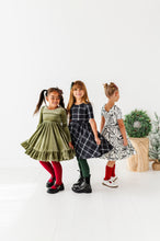Load image into Gallery viewer, Black Plaid | Scoop Back Dress