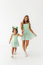 Tink (KIDS) | Lime Mesh DRESS