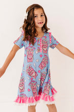 Load image into Gallery viewer, Heart Pop | Bamboo Nightgown (with shorts!)