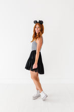 Load image into Gallery viewer, Midnight Stripes | (ADULT) Mesh DRESS