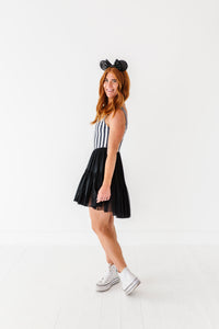 Midnight Stripes | (ADULT) Mesh DRESS