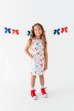 Load image into Gallery viewer, Red, White + BOWS | Tennis Dress