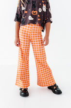 Load image into Gallery viewer, Peach Patch Plaid | Wide-Leg Pants