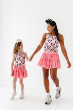 MINNIE Stripe (ADULT) | FRONT-TIE TANK