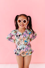 Load image into Gallery viewer, Retro Characters | ONE-PIECE Rashguard Suit