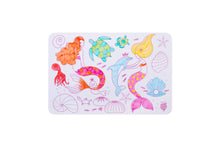 Load image into Gallery viewer, Mini Playmat | MERMAID (reusable silicone + dry-erase)