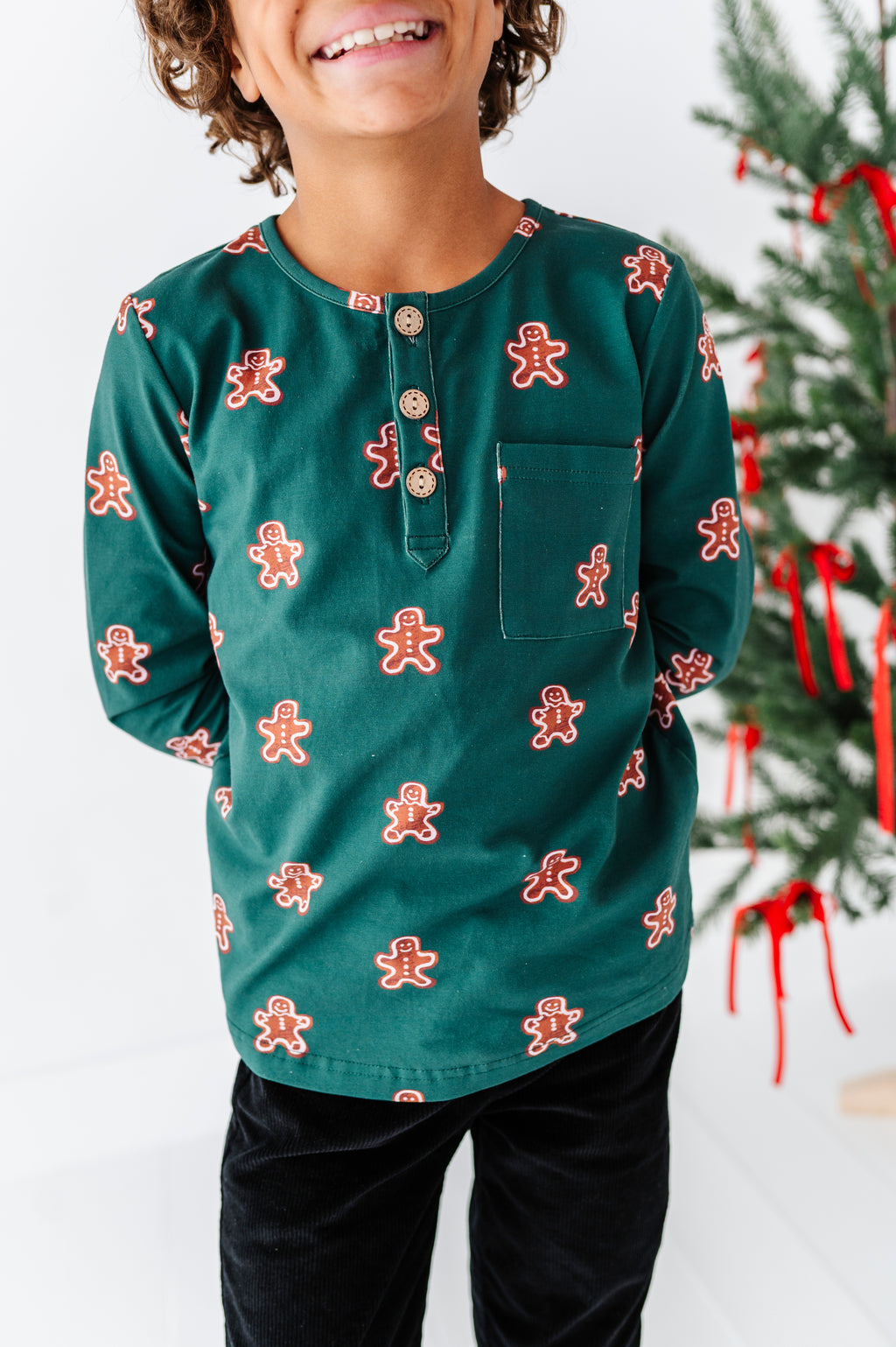 Gingerbread Lane | Button Henley