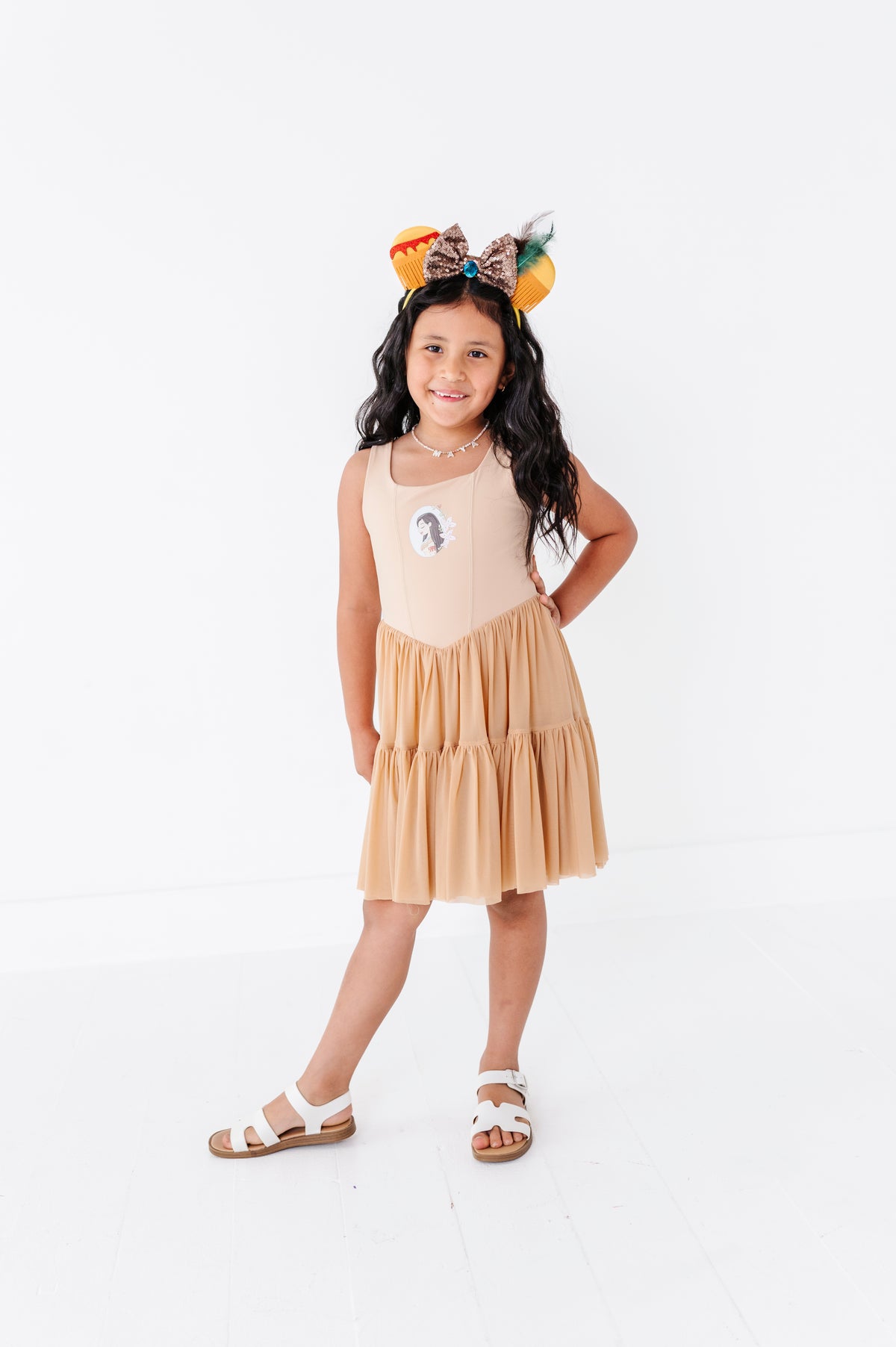 Pocahontas (KIDS) | Sand Mesh DRESS