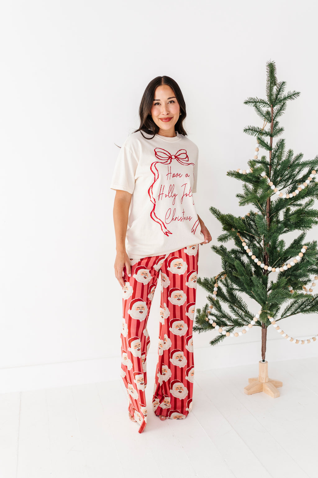 RED Santa Stripes | WOMEN'S Pants
