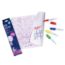 Load image into Gallery viewer, Mini Playmat | MERMAID (reusable silicone + dry-erase)