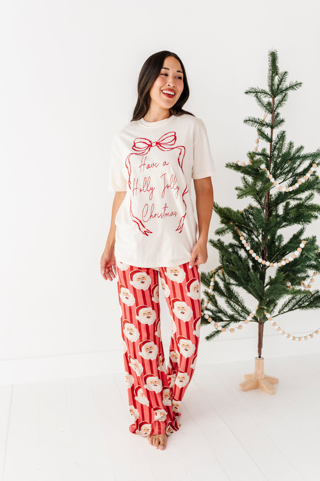 RED Santa Stripes | WOMEN'S Pants