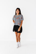 Load image into Gallery viewer, Striped Mickey Pumpkin | ADULT Boxy Crop