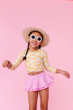 Load image into Gallery viewer, Happy Daisy | RASHGUARD SKIRTED 2-PIECE