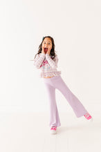 Load image into Gallery viewer, Lavender Luxe | RIB WIDE-LEG PANTS