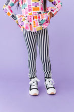 Load image into Gallery viewer, Espresso Striped | (SLIM) LEGGING