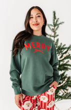 Load image into Gallery viewer, Merry | (GREEN) FULL LENGTH SWEATSHIRT