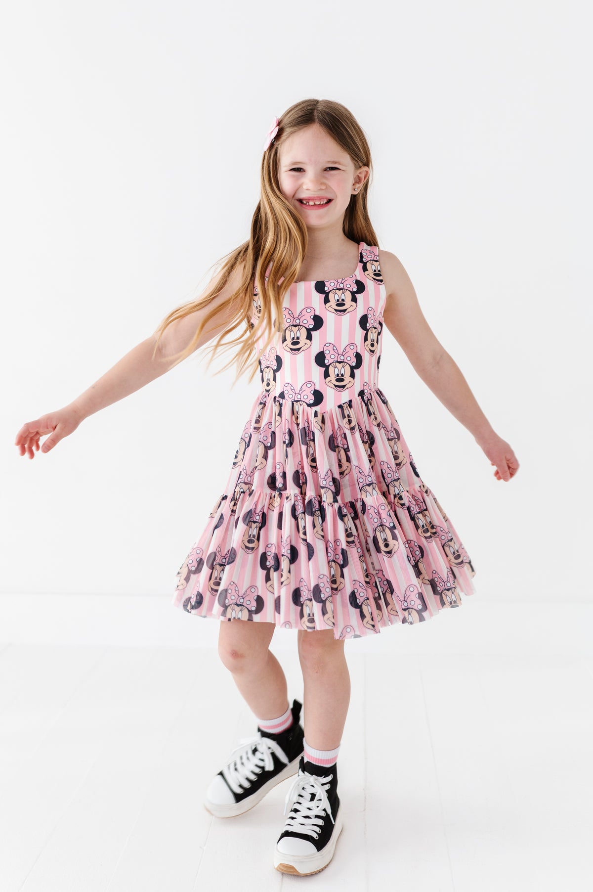 MINNIE Stripe (KIDS) | Mesh DRESS