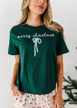Load image into Gallery viewer, Merry Christmas Bow | (GREEN) ADULT (Both CROP + FULL LENGTH listed here!)