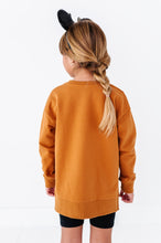 Load image into Gallery viewer, Stripe Mouse Bow (RUST) | SIDE SPLIT SWEATSHIRT