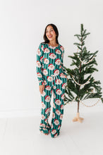 Load image into Gallery viewer, GREEN Santa Stripes | WOMEN'S Pants