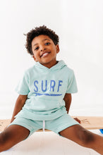 Load image into Gallery viewer, Surf | Mint Hooded Tee (French Terry)