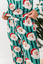 GREEN Santa Stripes | WOMEN'S Pants
