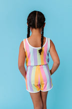 Sherbert Stripes | TERRY TANK ROMPER